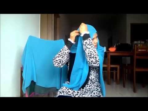 Tutorial tudung perry #4 ( style perry and dena bahrin 