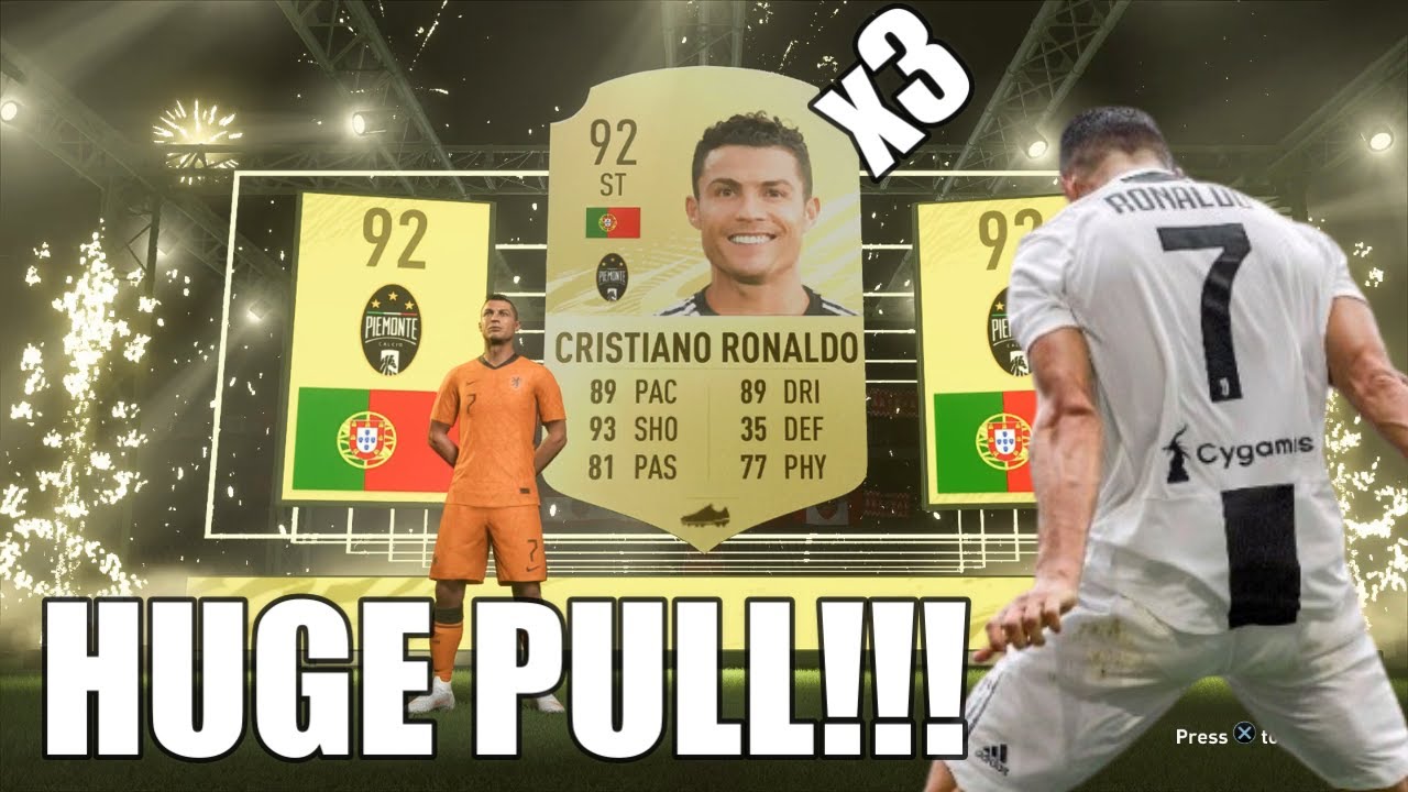 PACKING RONALDO!!! 3x 85+ DOUBLE UPGRADE PACKS | FIFA 21 SBC
