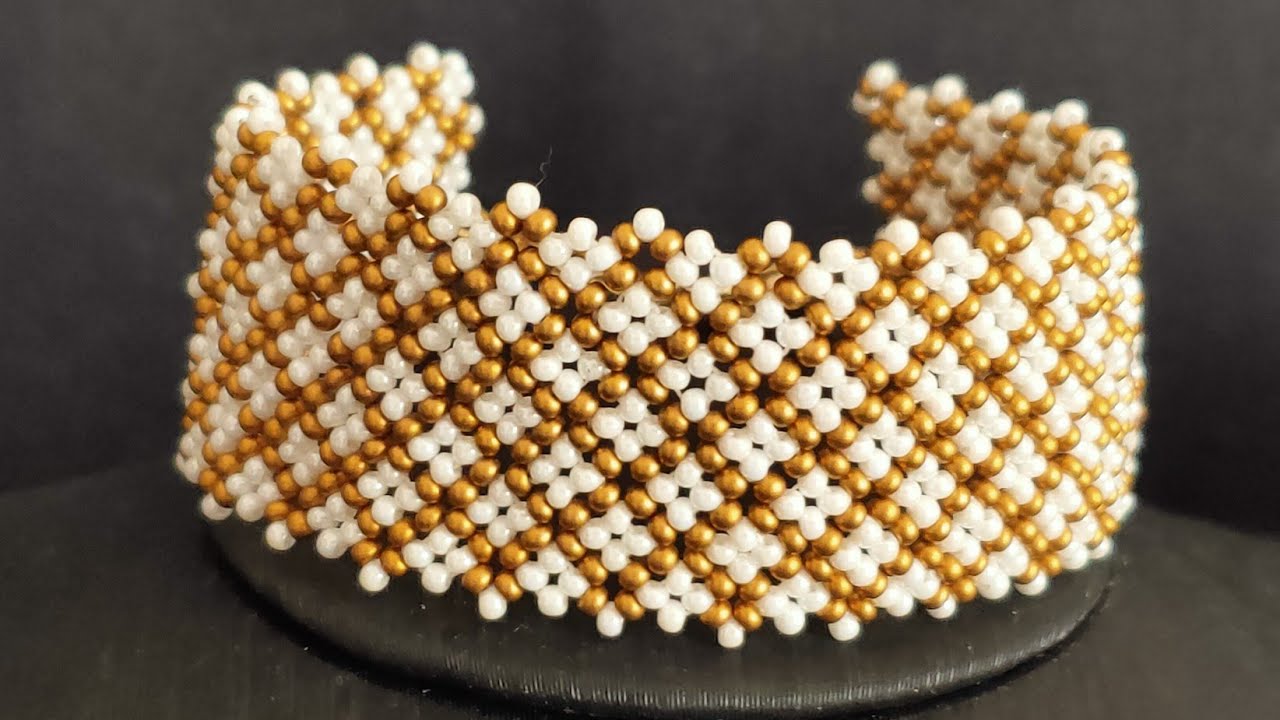 KUM BONCUKTAN DİLİMLİ BİLEKLİK & SEED BEAD BRACELET MAKING