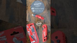 Milwaukee Fastback Falttaschenmesser Cuttermesser handwerker handwerk messerliebe werkstatt 4k