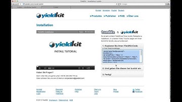 YieldKit - Tumblr Installationsanleitung