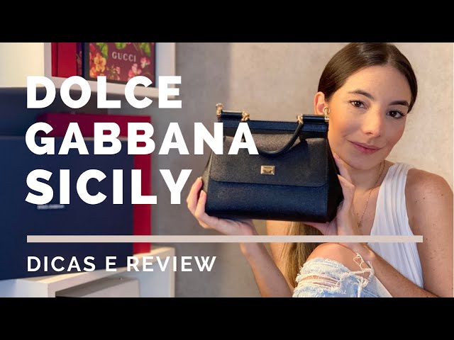 Dolce & Gabbana Dolce E Gabbana Small Sicily Bag In Soft Leather in White