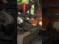 Hot steel, strong control #BLACKSMITHEONFIREO2 #blacksmith #forge #metalwork #asmr#handmade #craft