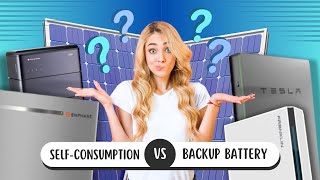 Self-Consumption vs Backup Battery Systems - What Works BEST? by California Solar Guide 1,129 views 7 months ago 3 minutes, 44 seconds
