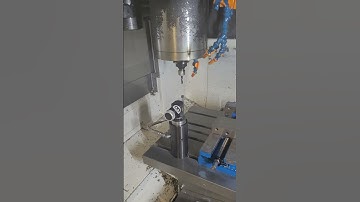 I love having an automatic tool setter. It makes setups so much faster. #cnc #shorts