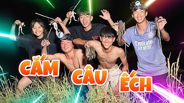 Anh Ba Phải | Cắm Câu Ếch Ngoài Đồng Mùa Nước Lũ 🐸 | Frog fishing