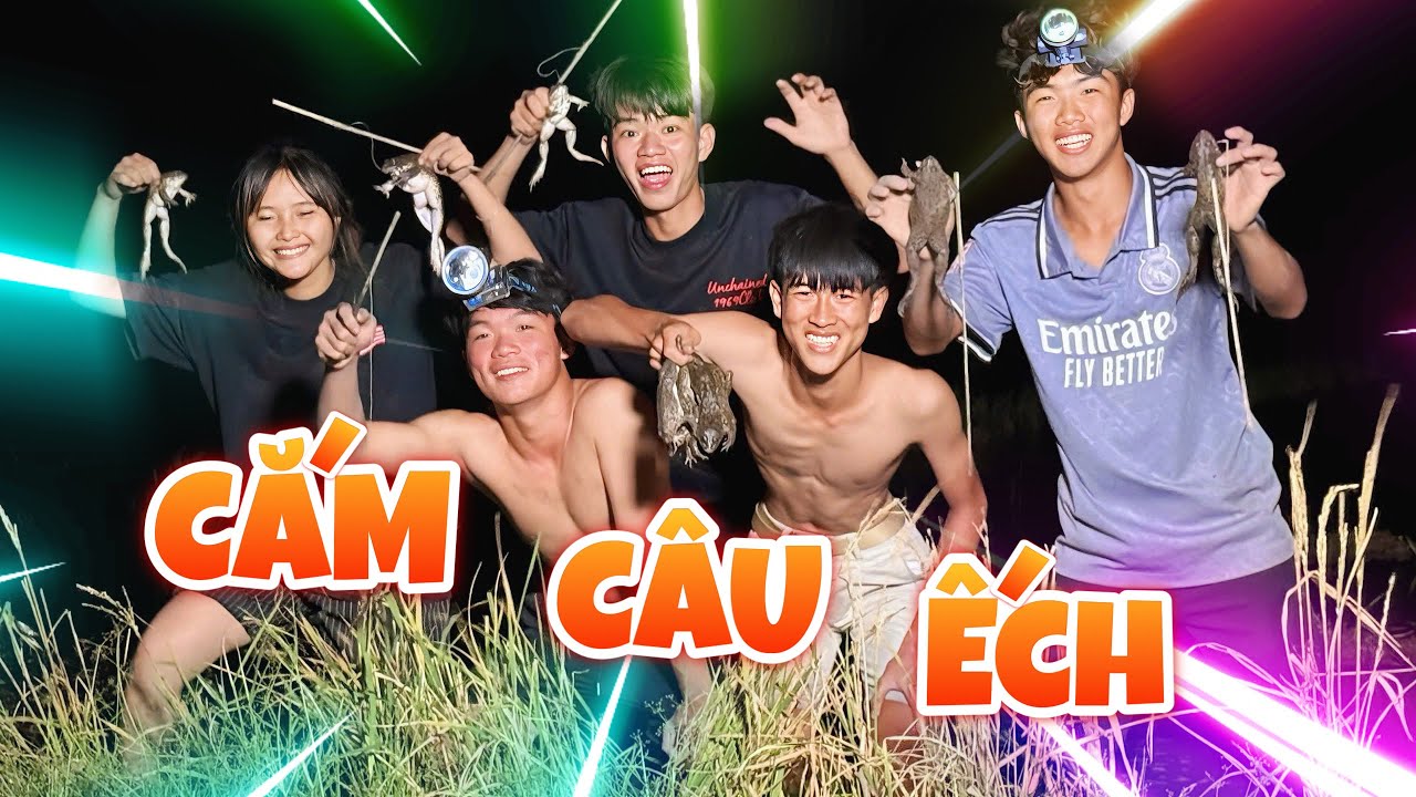Anh Ba Phải | Cắm Câu Ếch Ngoài Đồng Mùa Nước Lũ 🐸 | Frog fishing