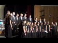 Groton-Dunstable Chamber Choir Spring 2014 - Rosas Pandan