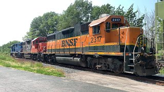 CN 568 with a new BNSF 2317!!!! June 17, 2024
