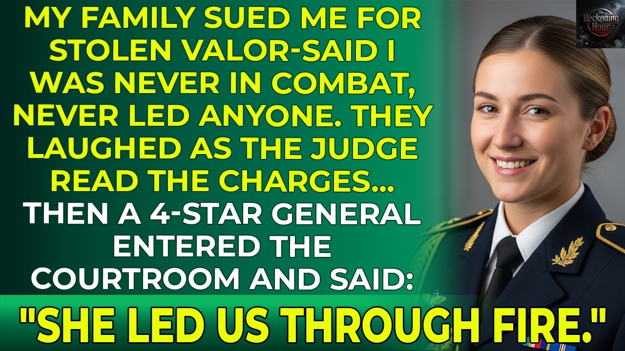 My Family Sued Me for Stolen Valor — Then My Commander Took the Stand and Said ‘She Led Us’