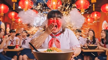 Capybara và mỳ siêu cay cấp độ 7 của bé Mai #capybara