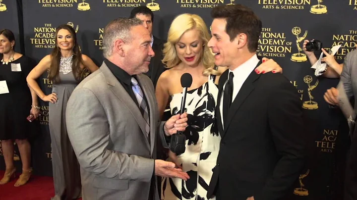 red carpet   jessica collins & christian leBlanc