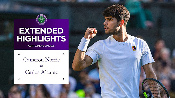 UNPLAYABLE! | Cameron Norrie vs Carlos Alcaraz | Extended Highlights | Wimbledon 2025