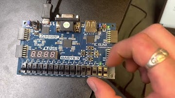 Basys 3 2-Bit Full Adder Demo