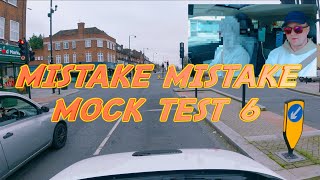 MAXIMUM CONCENTRATION MODE CROSSROADS AGAIN - Do Not Make These Mistakes Driving Mock Test 6