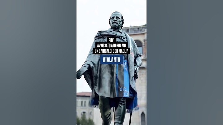Avvistato un GARIBALDI con maglia dell’ATALANTA a Bergamo - AI Project