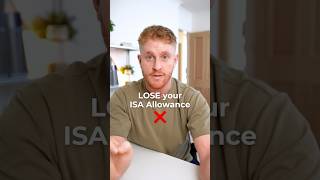 You Are Going To LOSE Your Tax Free ISA Allowance! ⏳ #money #investing #savings