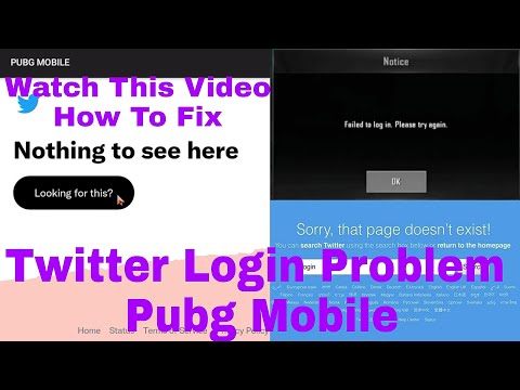 How To Solve Twitter Login Problem Pubg - Twitter Login Failed - Nothing to See Here - login problem