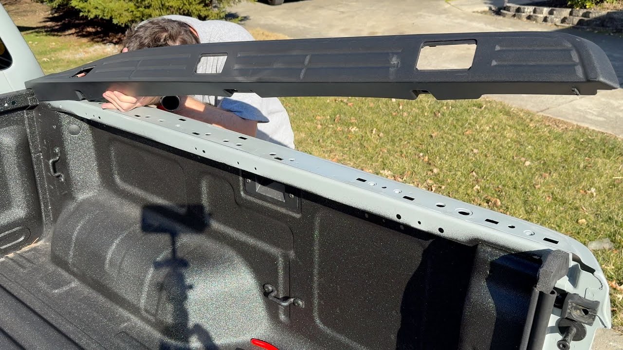 Sealing bedrails on my 2024 Ranger in prep for camper install - YouTube