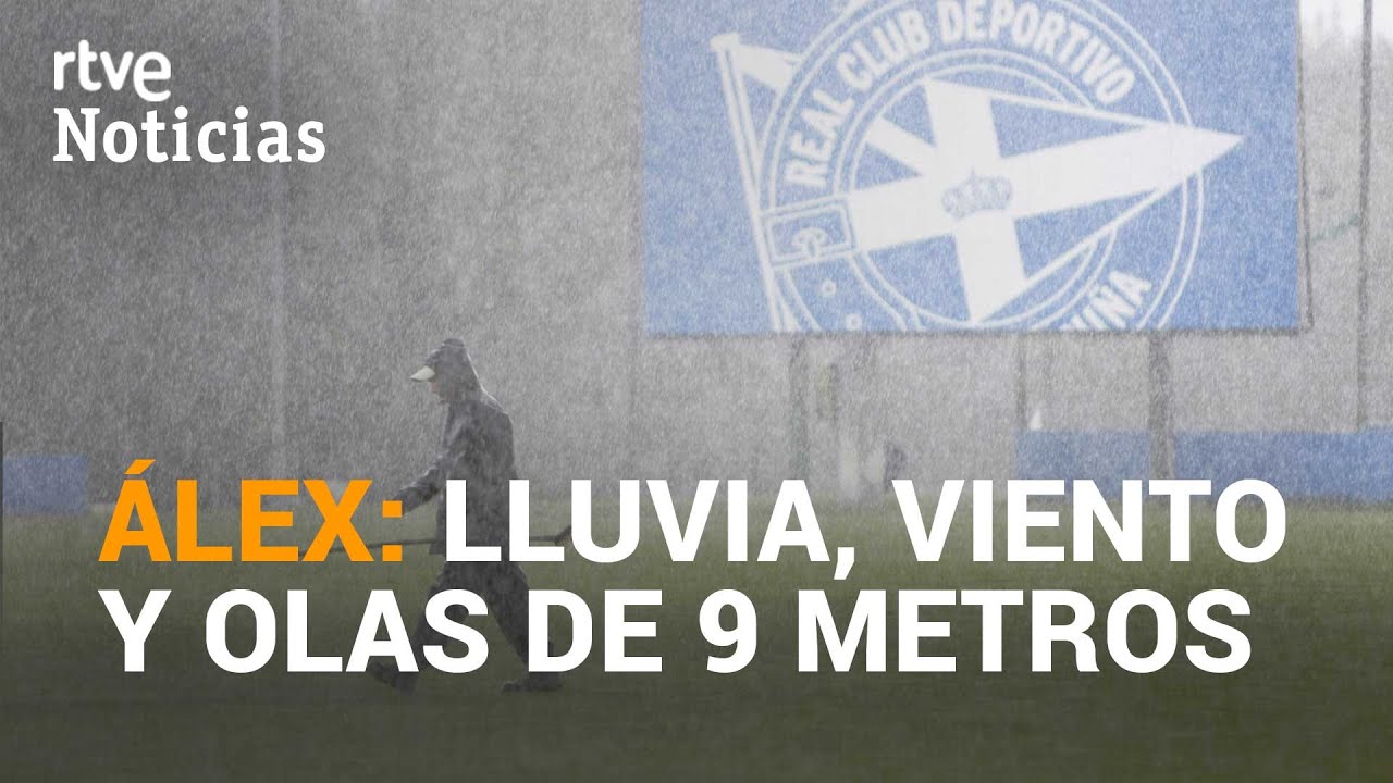 La BORRASCA ÁLEX ha traído Intensas LLUVIAS, fuertes VIENTOS, y OLAS a la PENÍNSULA IBÉRICA | RTVE