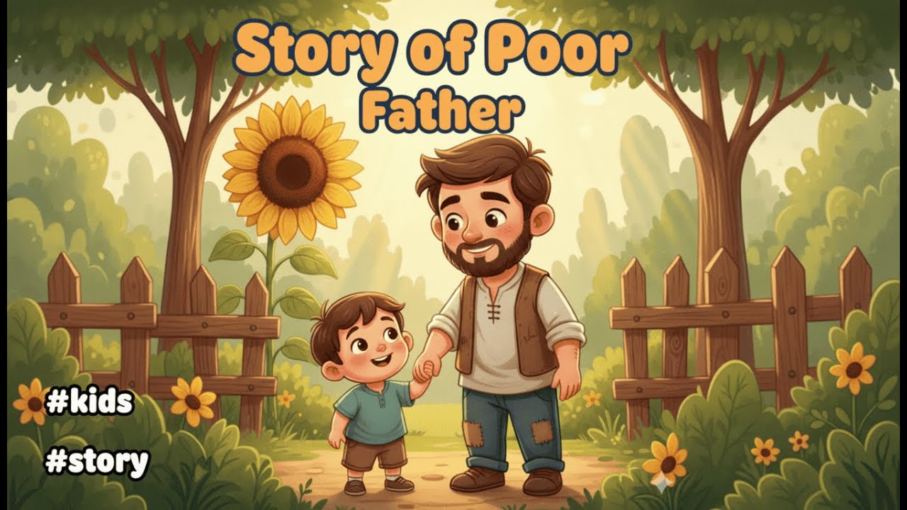 Poor Father Works story of poor father #kids #story - YouTube