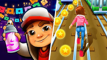 Subway Surfers VS Subway Princess Runner, Subway Surfers Cartoon Game,Subway Surfers Mobile Gameplay