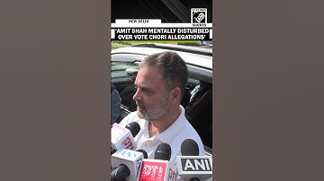 Rahul Gandhi calls Amit Shah “mentally disturbed” for aggressive speech in Parliament on Vote Chori