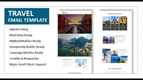 Travel - Multipurpose Responsive Email Template With Online  | Themeforest Templates
