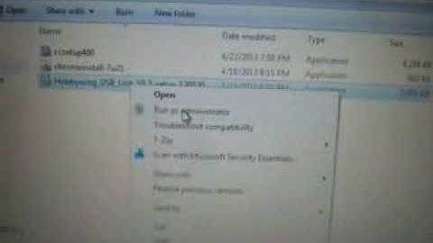 Hobbywing USB Link Software downloading and RUN AS ADMIN installing video