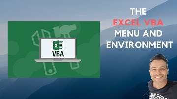 The Excel VBA Menu