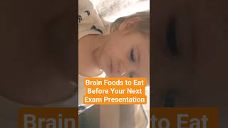 Brain Power Friday: Brain Foods to Eat Before Your Next Exam Presentation