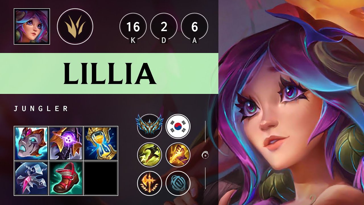 Lillia Jungle vs Sejuani - KR Challenger Patch 25.06
