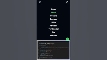 Mobile Menu #html #css #javascript #tailwindcss #coding #programming #animation #developer #coder