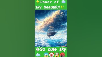 Power⚡ of the sky☁ #ai #sky #aiart
