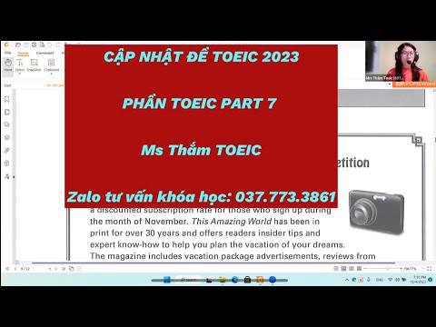 TOEIC PART 7