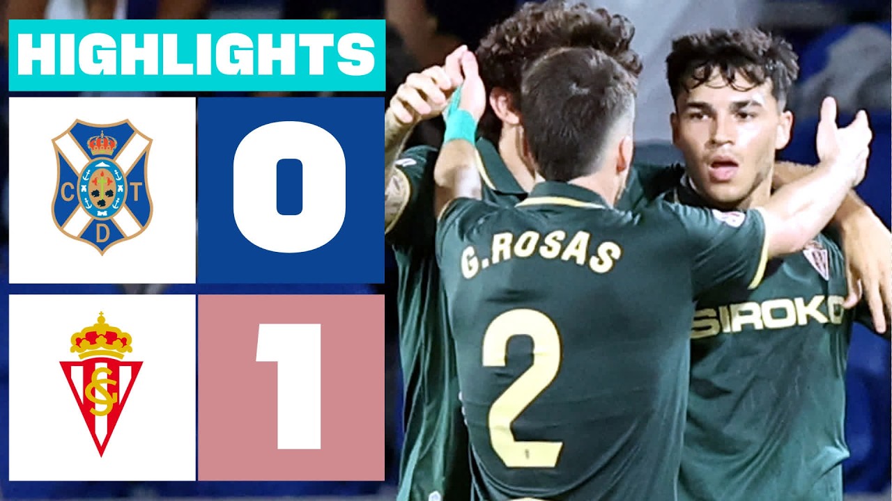 CD TENERIFE 0 - 1 REAL SPORTING | RESUMEN LALIGA HYPERMOTION
