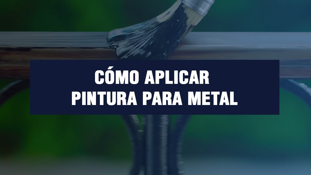 Cómo aplicar a brocha una pintura para metal - Hammerite