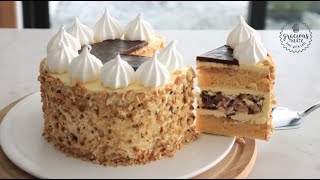 Kiev aka Kyiv Cake | Ukranian Cake | Hazelnut Torte