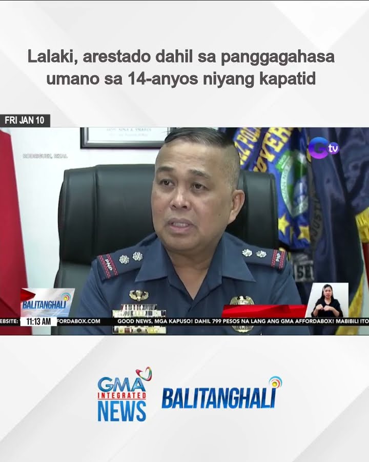 Lalaki, arestado dahil sa panggagahasa umano sa 14-anyos niyang kapatid | Balitanghali