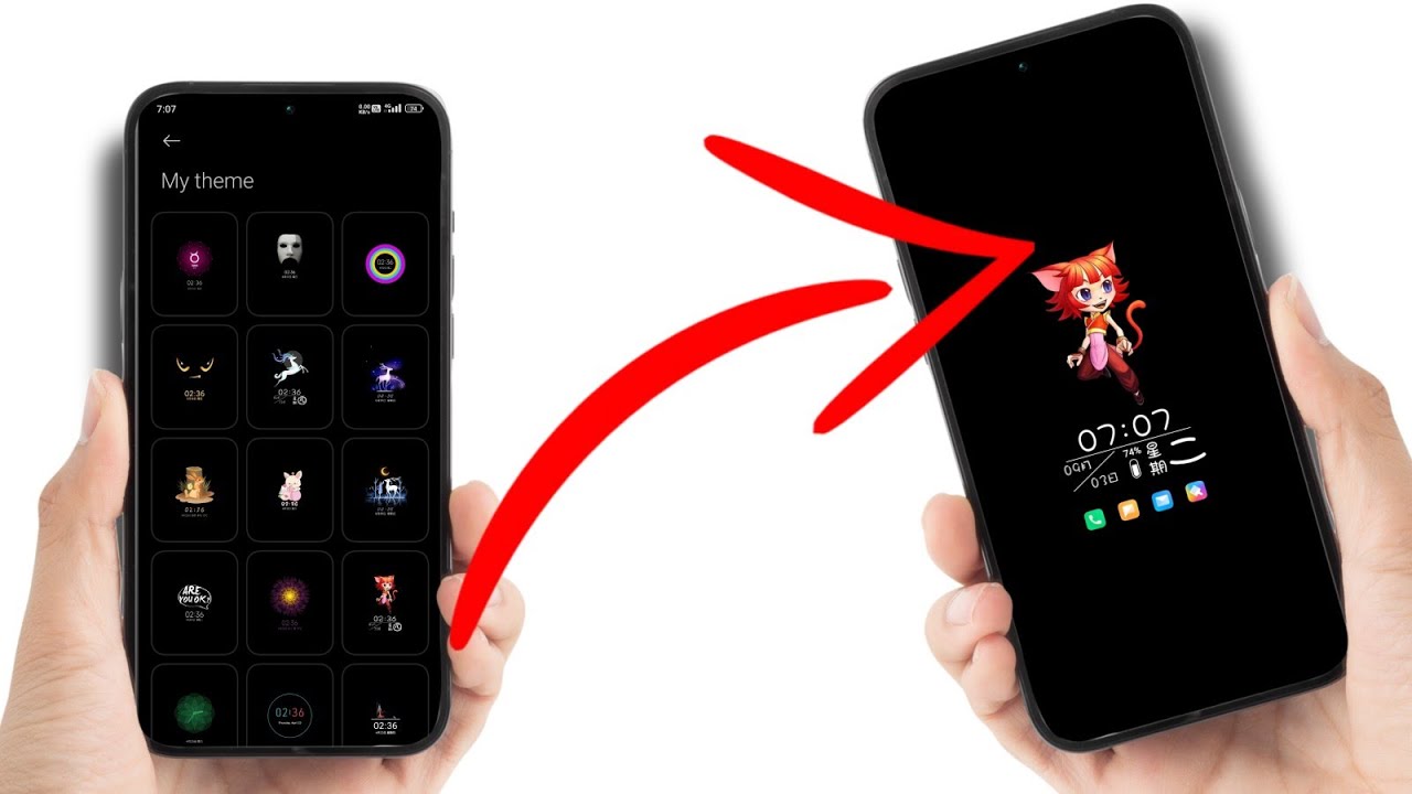 🔥 Enable New AOD Clock Styles Any Xiaomi, Redmi And POCO Device 🔥#AOD ...