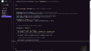 8ball command | Discord Basic Bot Tutorial #2