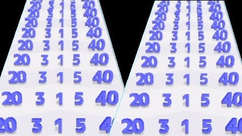 Big Update Satisfying Math Gameplay-Number Master Vs Number Run All Levels