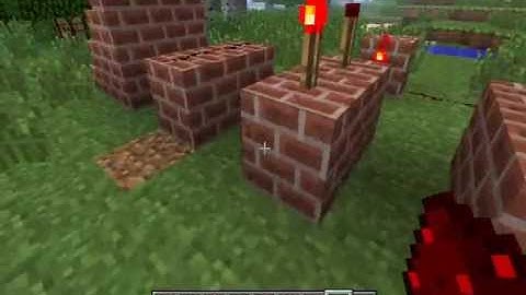 Minecraft 1.8 Tutorial: Redstone Two Way Double Doors, w/ Hidden Wiring - Simple Tutorial