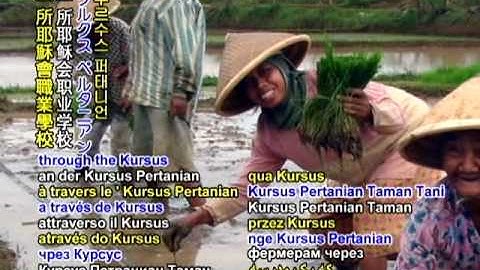 ECOLOGY NEWS-Central Java, Indonesia training farmers in new agricultural practices