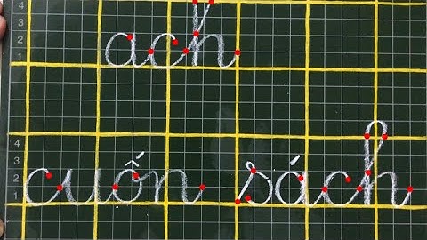 Tập viết bảng con Bài 94: anh - ach | Sách Cánh diều