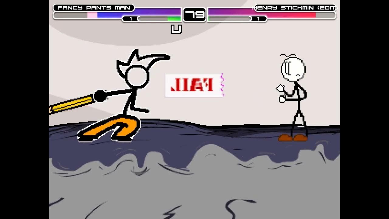 MUGEN Ikemen Fancy Pants Vs Henry Stickmin YouTube