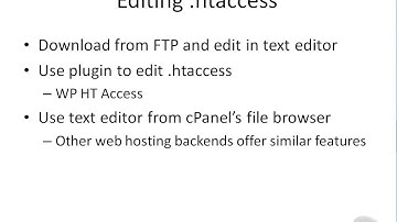 (16) Security ( Configure  htaccess pt  1 )
