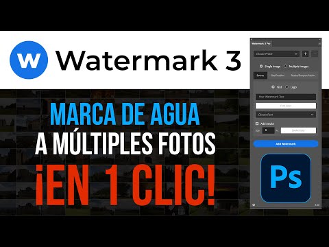 Vídeo: Com puc afegir una marca d'aigua a Photoshop cs6?