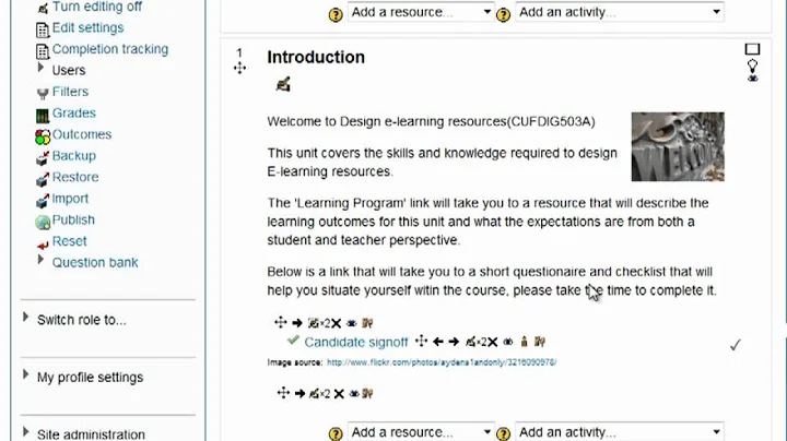 New editor in Moodle 2 (TinyMCE)