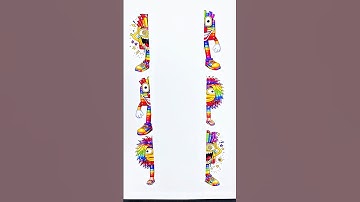 Sprunki OC Seven Numberblocks Phase 4 Cutt Pieces Line Connect Puzzle #numberblocks #sprunki